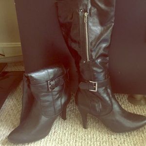 Mid- calf boots